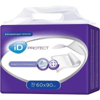 Пеленка впитывающая медицинская iD Id пеленки, 60 х 90 см