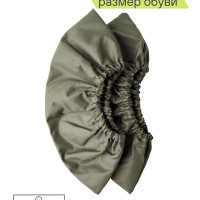 Бахилы многоразовые взрослые Nesu, тканевые с водонепроницаемым покрытием, размер 33-43