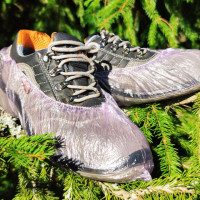 Бахилы одноразовые РАменье, 16 мкм, фиолетовые, 1000 шт./уп