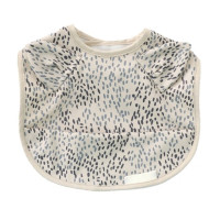 Детский непромокаемый слюнявчик из ПУ кожи, с карманом