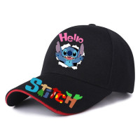 Летняя мультяшная дорожная солнцезащитная Кепка с аниме стежками, милая бейсболка с принтом стежками, игрушки для мальчиков и девочек, детские кепки, регулируемая Подарочная Кепка