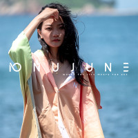 NUJUNE 沙灘毛巾衣潛水衝浪鬥篷連帽速乾浴巾夏日多巴胺遊泳浴袍