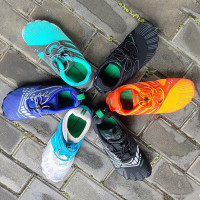 外貿寬版男女五指鞋攀巖鞋健身跑步鞋防滑戶外溯溪釣魚鞋涉水鞋