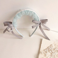 Кружевная сетчатая заколка для волос в стиле "Лолита" с бантом для детей, милые детские заколки для девочек, аксессуары для волос