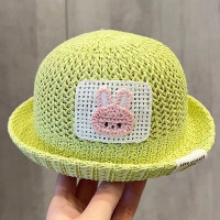 Мультяшная детская шапка соломенная детская шапка Панама детская Корейская версия новая шляпа дышащая Рыбацкая Шляпа Пляжная уличная