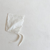 Женская кружевная Милая шляпа принцессы в европейском стиле для маленьких девочек, милая белая шляпа с оборками, реквизит для фотосъемки младенцев