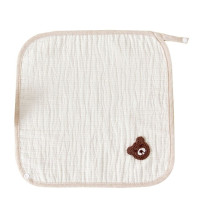 Детское Мягкое хлопковое квадратное полотенце, полотенце для мытья рук и лица, салфетка для лица, носовой платок, муслиновая ткань для кормления, слюнявчик для 40JC