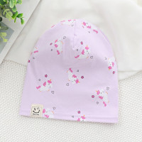 Новинка 2022, демисезонная тонкая детская Шапка-бини, хлопковые детские шапки для девочек с мультяшным принтом животных, детские шапки, шапочки для маленьких мальчиков, шапочка