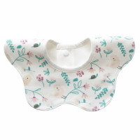 Детский нагрудник для кормления младенцев мягкая бандана из чистого хлопка водонепроницаемый слюнявчик для малышей вращающийся на 360 градусов слюнявчик-нагрудник шарф 40JC