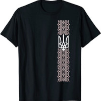 Футболка мужская с вышивкой, 100% хлопок, коротким рукавом и круглым вырезом