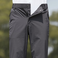 冰絲速乾褲男夏季薄款衝鋒褲彈力透氣寬鬆戶外大尺碼登山運動長褲