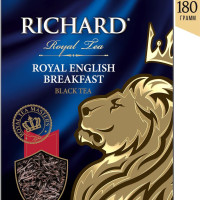 Чай листовой черный Richard Royal English Breakfast, 180 г