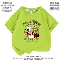 Лидер продаж, крутые футболки с принтом «пицца», летняя детская футболка, футболки, топы с коротким рукавом для мальчиков, повседневная детская одежда