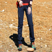 雪丘島戶外春夏新款速乾褲修身顯瘦快乾褲透氣耐磨休閒徒步登山女