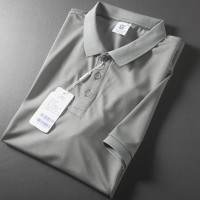 外貿男裝工廠新款夏季男士短袖翻領Polo衫青年清涼透氣短袖T恤衫