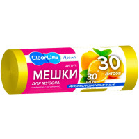 Мешки для мусора Clear Line 30 л, 30 шт