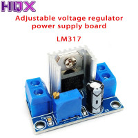 Регулируемый регулятор напряжения LM317, источник питания LM317 DC-DC, понижающий преобразователь, Модуль платы с линейным регулятором