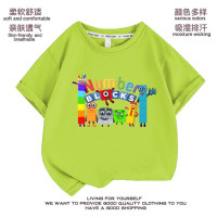 Детская одежда с милыми цифрами, Детская летняя модная футболка для маленьких мальчиков, Мультяшные футболки для маленьких девочек, повседневные топы с коротким рукавом