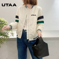 Utaa-Корейская женская куртка для гольфа, спортивная одежда Malbon, молния, ветрозащитный, верхняя одежда, пальто, весна, 2023