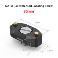 SMallRig DSLR камера быстросъемная НАТО-рельса с фиксирующим винтом ARRI