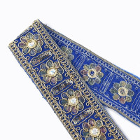 2/5 ярдов 45 мм ретро золотая линия вышитая кружевная отделка искусственная для косплея одежды воротник Декоративные DIY Швейные аксессуары