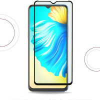 Защитное стекло для Tecno Spark 8С, 8P, Go 2022, Spark Go 2023, Tecno Pop 7 Pro с рамкой / Текно Спарк 8С 8Р Го 2022 Го 2023 Поп 7 Про