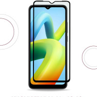 Защитное стекло для Xiaomi Redmi A1, A1 Plus, Redmi A2, A2 Plus, Poco M5, M4 5G, Poco C50 C51 с рамкой / Сяоми Редми А1 Плюс А2 Плюс Поко М5 М4 С50 С51