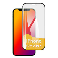 Защитное стекло для Apple iPhone 12 / iPhone 12 Pro, Premium, полноэкранное покрытие, надежная защита