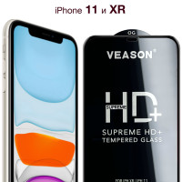 Защитное стекло VEASON для iPhone 11 и iPhone XR / 6.1 дюйма (с олеофобным покрытием на айфон 11 и айфон икс эр)