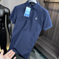 H標~原貨！小馬T！刺繡精緻~夏季男士純色輕商務休閒短袖POLO衫潮