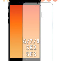 Защитное стекло на iPhone 6, 6s, 7, 8, SE 2, SE 3/ indAccess/ безрамочное