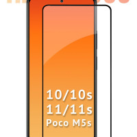 Защитное стекло на Xiaomi Redmi Note 10, 10s, 11, 11s, Poco M4 Pro 4G, Poco M5s/ indAccess