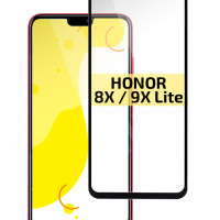 Защитное стекло для Honor 8X / Honor 9X Lite (Хонор 8Х / Хонор 9Х Лайт) с полным покрытием, Cavolo