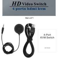 KVM HDMI переключатель 4K USB HDMI KVM