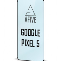 Защитное стекло Afive 5D для Google Pixel 5/закаленное стекло на весь экран с черной рамкой 0,15 мм / полноэкранное / полноклеевое