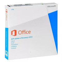 Microsoft Office Для Дома и Бизнеса (Home and Business) 2013 32/64 Russian Russia Only EM DVD No Skype (Коробочная версия) T5D-01763