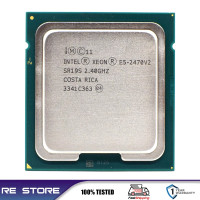 Процессор Intel Xeon E5 2470v2 E5 2470 v2, 2,4 ГГц, десятиядерный, двадцать потоков, 25 Мб, 95 Вт, LGA 1356, б/у