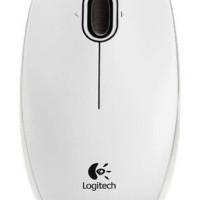 Мышь проводная Logitech B100, белый