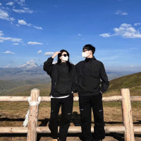 美式防水衝鋒衣外套男女春秋三合一機能風情侶寬鬆套頭夾克風衣潮