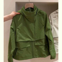 外貿出口原尾單美式高級感衝鋒衣高級感上衣復古港風休閒外套女春