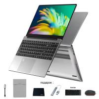 16.1" Ноутбук JSM5105-GB, Intel Celeron N5105 (2.0 ГГц), RAM 12 ГБ, SSD 1024 ГБ, Intel HD Graphics, Windows Pro, Металлическое серебро, Российская клавиатура