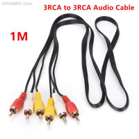 Аудио кабель 1x1 м 3 RCA папа к 3 RCA