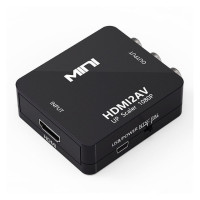 Адаптер-преобразователь HDMI-совместимый с AV, HD-видео композитный преобразователь HD в RCA AV/CVSB L/R, видео 1080P, поддержка NTSC PAL