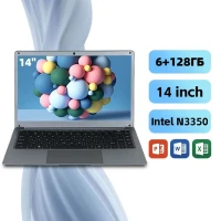 14" Ноутбук WANGJIE SSD, Intel Celeron N3350 (1.1 ГГц), Windows Pro