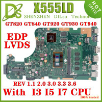 Материнская плата X555LD для Asus X555LN/X555LNB/X555LP/X555LB/X555LJ/X555LF/X555L материнская плата для ноутбука с 4GB I3 I5 I7 4K 100% рабочая