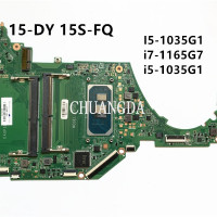 Б/у материнская плата DA0P5DMB8C0 для ноутбука HP 15-DY 15s-fq с SRFG1 Pentium 5405U 100%