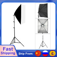 Софтбокс для фотостудии, проводной держатель лампы с цоколем E27, 50 Х70 см