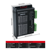 Драйвер микрошагового двигателя DM542 DM556 подходит для шагового двигателя 42 57 Nema17 Nema23 напряжение питания 20-50 В постоянного тока 1-5,6 А