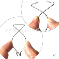 圣诞装饰自动回弹天花挂钩 8形天花板挂钩 圣诞S钩子 跨境有现货