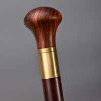 紅木實木柺杖老人柺棍手杖大紅酸枝木老年人防滑文明杖扶手棍捌杖